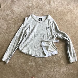 Women’s adidas crop top sweat shirt